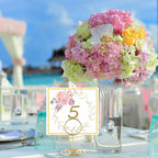 26Pcs Table Number Holders, Place Card Holders, Wire Picture Holders, Small Table Card Holders, Photo Holders for Centerpieces, Wedding Reception, Party, Birthday (Gold)