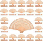 36-Piece Wooden Gift Box Wrapped with Hand-held Folding Fan or Wedding Gift, Bride Gift Party Home Decoration Birthday Gift