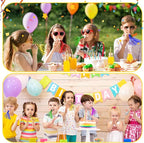 24 Pack Metallic Fringe Party Blowers - Kids Party Noise Makers,Party Blowers for Kids,Horns & Whistles for Graduations,Weddings,Birthdays,Family Gatherings and Sporting Events