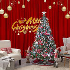 10ft x 7ft Red Backdrop Curtains for Party Valentine's Day Arch Stage Wedding Ceremony Curtains Fabric Photography Backdrop for Baby Showers Rod Pocket Home Decoration, 5ft x 7ft, 2 Panels