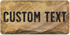 Custom Sign, Custom Street Sign, 11 Font Colors, 13 Font Styles, 4 Hole Options, 22 Sizes, 6x12 Inches, Rust Free DiBound, Fade Resistant, Made in USA by My Sign Center (Stone)