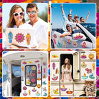 Xuhal 25 Pcs Happy Diwali Magnets Decoration Colorful Elephants Lanterns Oil Lamps Peacock Decorative Fridge Magnetic Stickers for Mailbox Car Metal Garage Door Decoration