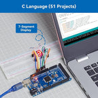 SunFounder Project The Most Complete Electronics Starter Kit Compatible with Arduino Mega 2560 R3 Mega328 Nano, 73 Tutorials Included