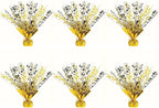 6 Pack Star Table Centerpieces for Party, Birthday Table Decorations for Kids Adults, Party Centerpieces for Tables for Wedding Baby Shower Graduation Holiday Event (Gold Silver Black)