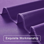 30 ft x 10 ft Wrinkle Free Purple Backdrop Curtain for Parties, 5ft x 10ft 6 Panels Polyester Purple Photo Backdrop Drapes for Wedding Birthday Party Baby Shower