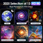 Galaxy Projector for Bedroom【Pro Max】, Upgraded 4K HD Planetarium Projector with 13Film Discs, 15White Noise Machine&Bluetooth Speaker Star Projector,Remote,Room Decor Gifts for Adults Kids