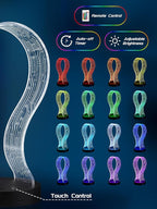 Light Up Headphone Stand with 16 Color Lights, PCB Pattern Acrylic Headset Stand with 1 USB and 1 Type-C Charging Ports, Gifts for Gamers Men and Music Lovers