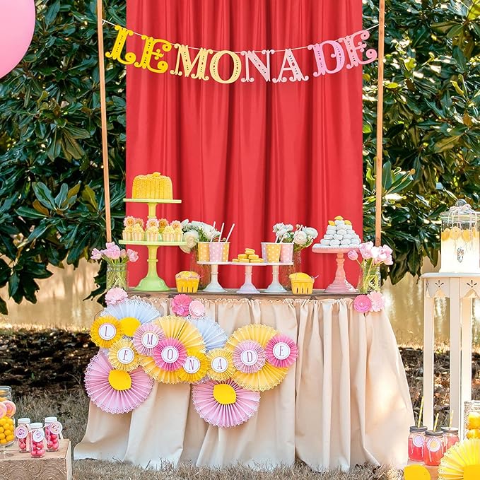 DWCN 10x10 FT Red Backdrop Curtains for Parties, Background Curtains Photography Backdrop Drapes with Rod Pockets for Wedding Decorations Birthday Family Gatherings, 2 Panels 5ft x 10ft