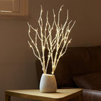Birchlitland Lighted Birch Branches with Timer Battery Operated 18IN 70L Warm White LED Fairy Lights, Artificial Decorative Branch Lights for Home and Holiday Decoration Indoor Outdoor