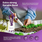 MATUFF Purple Hot Glue Sticks Full Size 0.43” Dia x 8” Long, 20 pcs Hot melt Adhesive Glue Sticks, All-Purpose Colored Glue Gun Sticks for DIY Purple Crafting Arts and Wedding Cards, Sealing (Mauve)