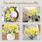 12 Packs Peonies Artificial Flowers,Silk Artificial Peonies Flowers Fake Peony Faux Floral Arrangements Bouquet for Centerpiece Table Wedding Party Home Decor Green