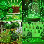 6 Pack Fairy Lights Battery Operated - 7ft 20 Led Twinkle Lights 3 Modes, Bulk Mini String Lights Waterproof for Mason Jars Vases DIY Party Wedding Decoration Christmas - Green