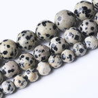 Quail Egg Stone Beads Gemstone Round Crystal Energy Jade Beads Stone Beads for Jewelry Making DIY Bracelet Necklace Jewelry Making 1 Strand 15.5inch 35PCS 10MM