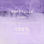Lavender Tulle Fabric Roll Spool Bolt (54 Inch by 40 Yards) Large Tulle Wedding Party Decoration, Tutu Skirt, Table Runner, Gift Wrapping, Bridal Shower, Soft & Drape (Lavender)