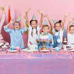 3 Pack Iridescent Plastic Tablecloth, Shiny Disposable Laser Rectangle Table Covers, Holographic Foil Tablecloth Party Decorations for Birthday Bridal Wedding Anniversary Party Supplies, 50 x 100 Inch