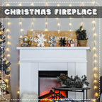 Bucherry 12 Pcs Wooden Snowflake Table Decor 3D Snowflake Tabletop Signs and Centerpiece for Christmas Xmas Winter Wonderland Decorations Home Party(White, Gray, Black)