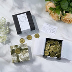 Wax Seal Stickers (60 Pcs, 3 Designs in 1 Pack) Premium Envelope Seal Stickers for Wedding Invitation Envelopes, Adhesive Wax Seals, Perfect for Seating Chart, Gift Wrapping