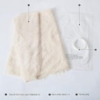 LuoluoHouse Set of 2 Ivory Lace Tablecloths Rectangle Chic Wedding Embroidered Tablecloth 60x120 inch Decorative Tablecloth for Farmhouse Party Birthday Kitchen Table Linens