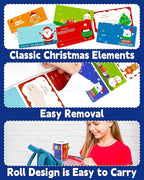Greingways 500 Christmas Name Tags Stickers - Self Adhesive Labels for Gifts, Bags, Boxes, Wrapping Paper, Christmas Gift Tags Xmas Labels for Gifts Bags Boxes Xmas Holiday Wrapping Paper