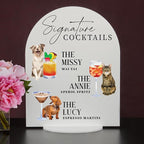 Pet Signature Drink Wedding Signs