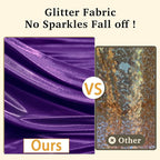 20ftx10ft Purple Sequin Backdrop Curtain Panels for Parties, 4 Panels Wrinkle Free Glitter Photo Backdrop Drapes Shimmer Back Drop Cloth for Wedding Birthday Christmas Photography Background