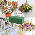 FOIMAS 5pcs Floral Foam Bricks,Green Florist Block for Fresh Artificial Flower Arrangement Craft Supply Wedding