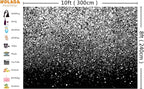 WOLADA Black and Silver Backdrop Silver Glitter Backdrop for Photography Wedding Birthday Baby Shower Party Photo Studio 10x8FT FW18