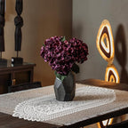 6 Pack Crochet Lace Table Runner White Lace Doilies for Furniture Handmade Cotton Doilies Rustic Table Dresser Scarf for Wedding Party Home Dining Decor, 13 × 45 Inches