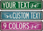 Custom Sign Customizable Sign Directional Sign This Way Sign - Made In USA - Street Signs For Bedroom Road Signs Personalized Metal Signs 104180015001