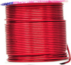 Mandala Crafts 16 Gauge Anodized Aluminum Craft Wire for Jewelry Making – 390 FT Colored Flexible Silver Black Gold Purple Red Kelly Green Wire - Bendable for Bonsai Armature Crafting Sculpting