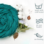 6 Pack Turquoise Cheesecloth Table Runner 10ft Boho Gauze Fabric Cheese Cloth Table Runner 35 x 120 Inch Rustic Sheer for Romantic Wedding Decor Baby Shower Party Table Centerpiece Decoration