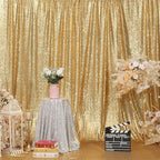 Eternal Beauty Gold Sequin Backdrop, 8x10 Ft Glitter Background Curtains for Shimmer Photography Party Wedding Birthday Back Drop Decor