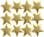 12 Pcs Lightweight Metal Napkin Rings - Gold Star Metal Holders for Elegant Table Decor, Parties, Weddings, Holidays, Everyday Dining - Metallic Adornment for Table Settings - CLEENTABLE