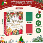 LYLIN 4Pcs 16" Large Christmas Gift Bags with 8 Tissue Papers, Reusable Christmas Tote Bags with Handles, Bulk Xmas Treat Bags for Wrapping Gifts, Party Favors and Holiday Decor