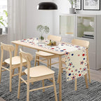 4th of July Table Runner, American Stars Patriotic Independence Day Table Runner for Indoor Outdoor Party Home Kitchen Dining Table Decor, Blue Red, 13x70inch