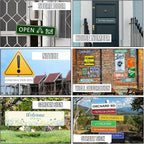 Custom Signs Outdoor Metal - 16 x 4 Personalized Aluminum Rust-Proof Entrance Hazard Intersection Parking Street Signs，Decorative Sign