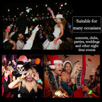 100 Pcs LED Bracelets Sound Activated with Flashing LED Strobe Music Control Light Up Bracelets for Rave, Game Prizes, Birthday Party Favor,Valentine's Day gift