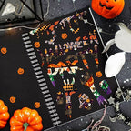 16 Rolls Halloween Washi Tape Holiday Masking Tape Stickers Glod Foil Decorative Tape for Scrapbook Journal DIY Craft Gift Wrapping（Halloween