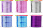 Mandala Crafts 22 Gauge Anodized Aluminum Craft Wire for Jewelry Making - 450 FT Colored Flexible Silver Lavender Purple Pink Ice Blue Turquoise Wire - Bendable for Bonsai Armature Crafting Sculpting