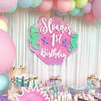 ShinyBeauty Photo Booth Backdrop - Iridescent White Sequin 8FTX10FT Sparkle Backdrop for Baby Shower & Birthday