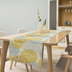 Flowers Table Runner,Spring Summer Floral Pattern Seasonal Farmhouse Kitchen Dining Table Home Party Decoration 13x120 Inch