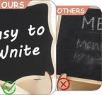 Mini Chalkboard Signs, 60 Pack Food Labels for Party Buffet or Wedding Celebrations with 120 Easel Stands and 12 Liquid Chalk Pens - Perfect Place Cards for Table Settings & Numbers