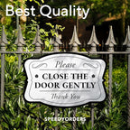 Custom Personalized Metal Signs - Aluminum 12x8 In, Waterproof, Silver, Driveway, USA