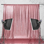Eternal Beauty Fuchsia Pink Sequin Backdrop, 7x7 Ft Glitter Background Curtains for Shimmer Photography Party Wedding Birthday Back Drop Decor