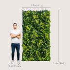 Artificial Luxury‌ Flower Wall Panels, Gorgeous 3D Silk Floral Backdrop for Wedding, Baby Show, Party and Home Decor, Quick Assembly/Storage, Eco ＆ Pet Friendly, 2 pcs, Each Panel 2 * 8 ft.