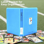 Premium ZiP Trading Cards Binder 9 Pockets, 936 Cards, Large Cards Book Album with Front Window & Lable Pocket, Card Collection Folder for TCG, MTG, Baseball, Football, Soccer and Games Cards