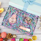 Caleihd Crinkle Cut Paper Grass Cushion Paper Streamer for Christmas Wedding Birthday Bridesmaid Engagement Craft Gift Boxes Bags Filler Decoration 4.5oz Multi-color