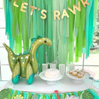 PartyWoo Crepe Paper Streamers 4 Rolls 328ft, Pack of Crepe Paper Light Green and Grass Green Streamers Party Decorations, Crepe Paper for Birthday Decorations, Party Decorations (1.8 In x 82 Ft/Roll)