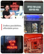 SpellBrite TO-GO BEER Sign | Beer-Related Sign with Neon Look, Green LED Light Source | 19.8" x 15.0"