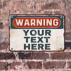 Custom Sign, Personalized Metal Signs, Customize for Office, Business, Workplace, Office, Home, Delivery Signs, Metal Sign With Your Own Image, Text,Photo, Pets, Kids Art Made in USA (Design 1)